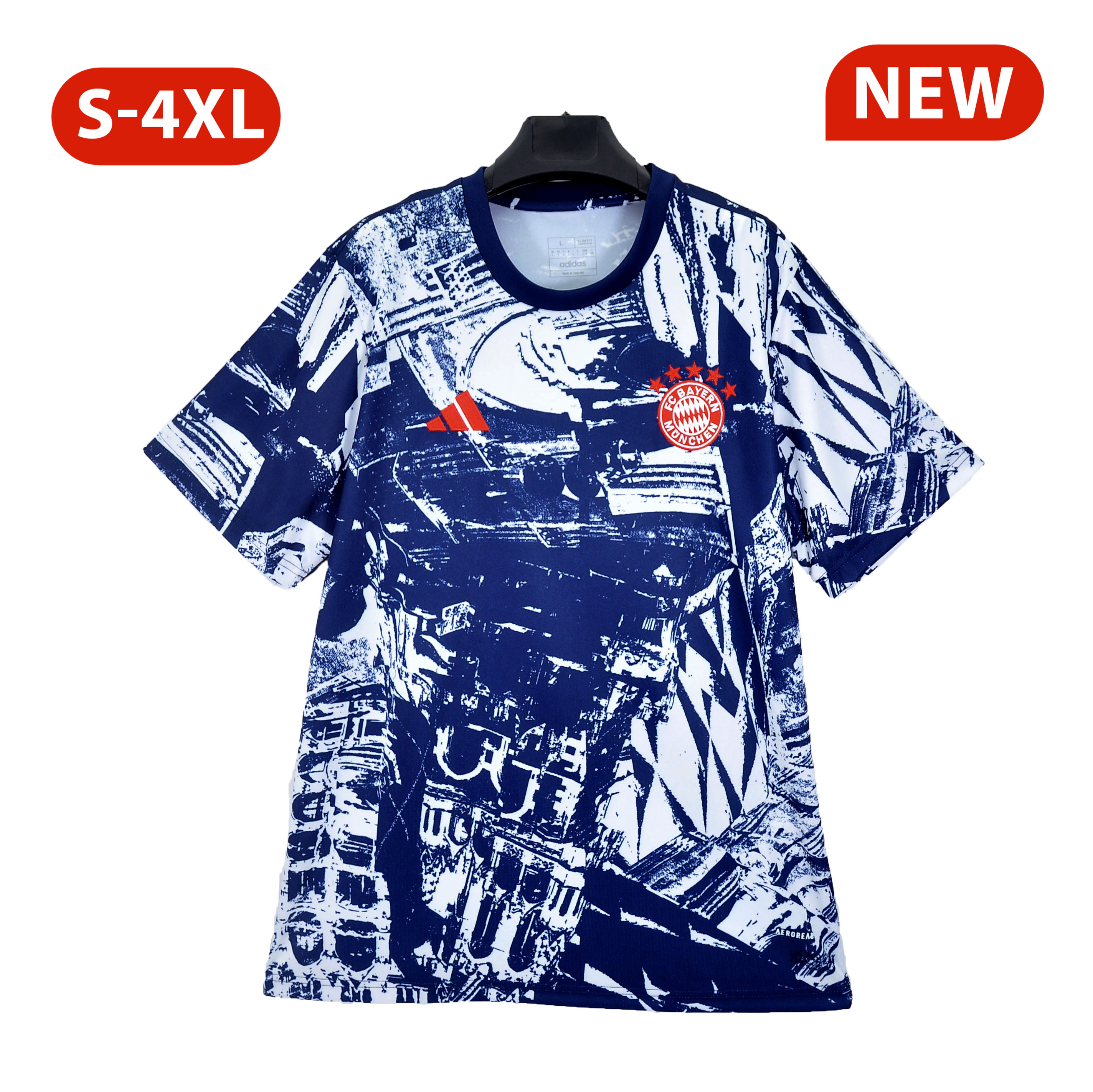 Bayern Munich 23-24 Blue Training Jersey - Fans Version - SOCCERDEALSHOP