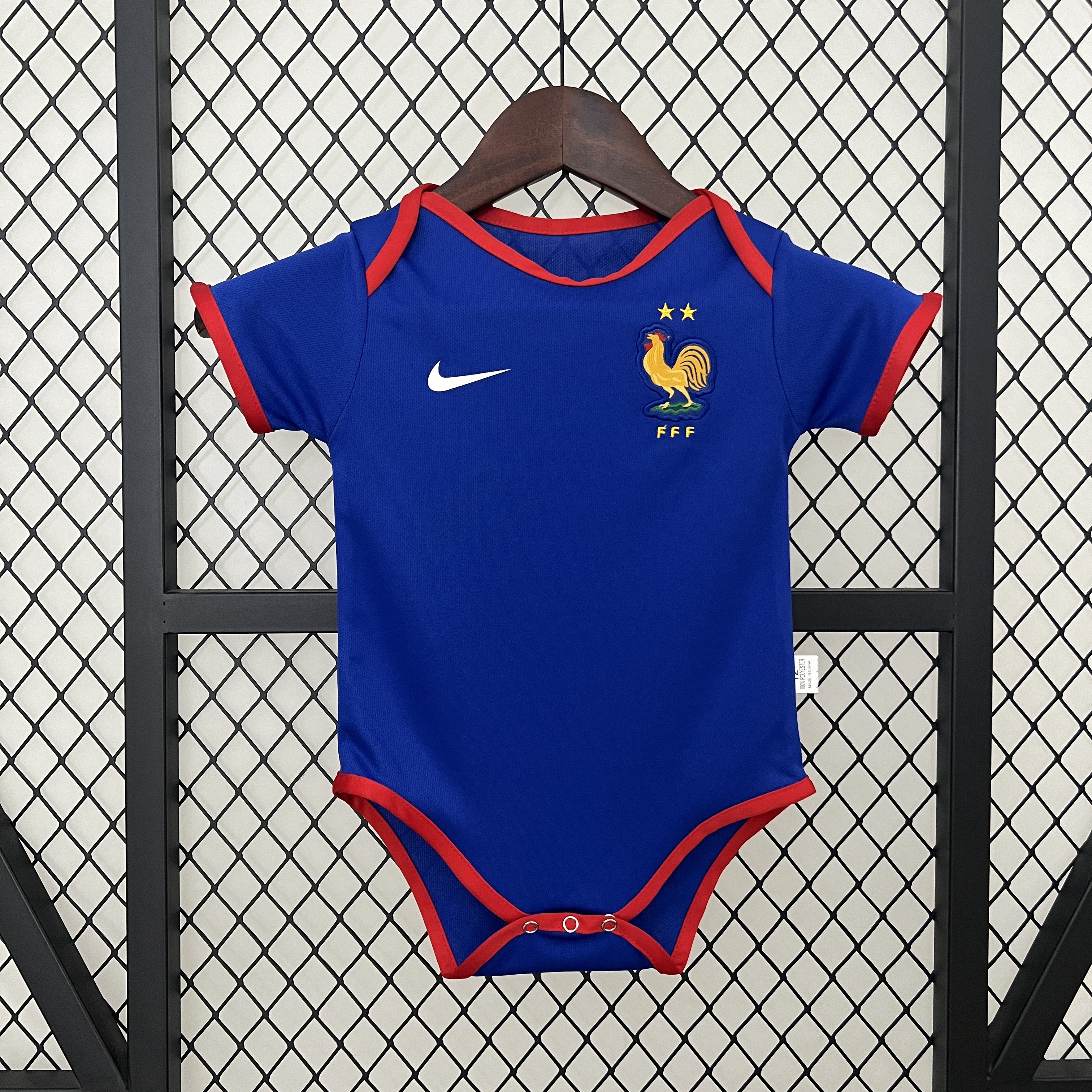 France 2024 Home Baby Crawling Suit - SOCCERDEALSHOP