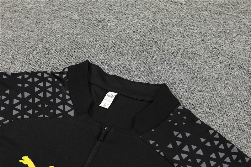 Dortmund 23-24 Long Sleeve Training Set -Black - SOCCERDEALSHOP