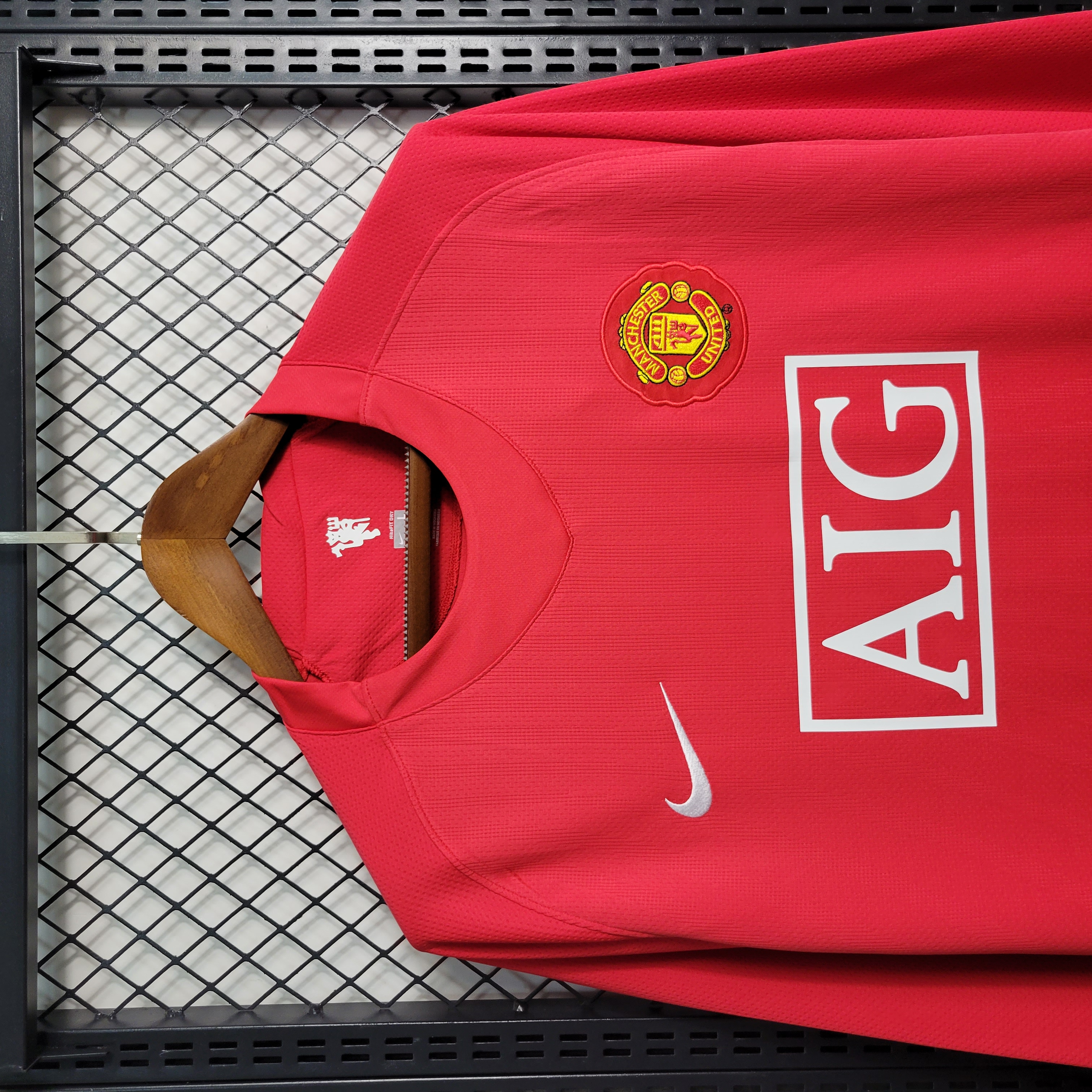 Manchester United Retro 07-08 Home Long Sleeve Jersey - SOCCERDEALSHOP