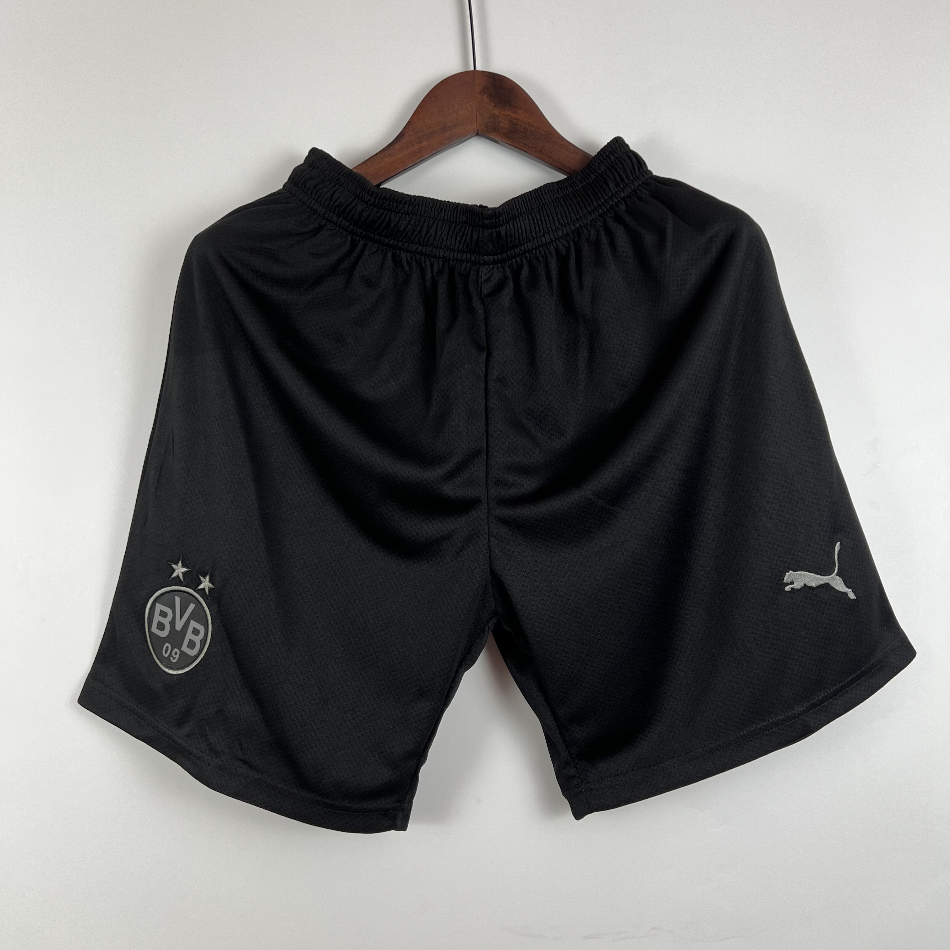 23-24 Dortmund Black Shorts - SOCCERDEALSHOP