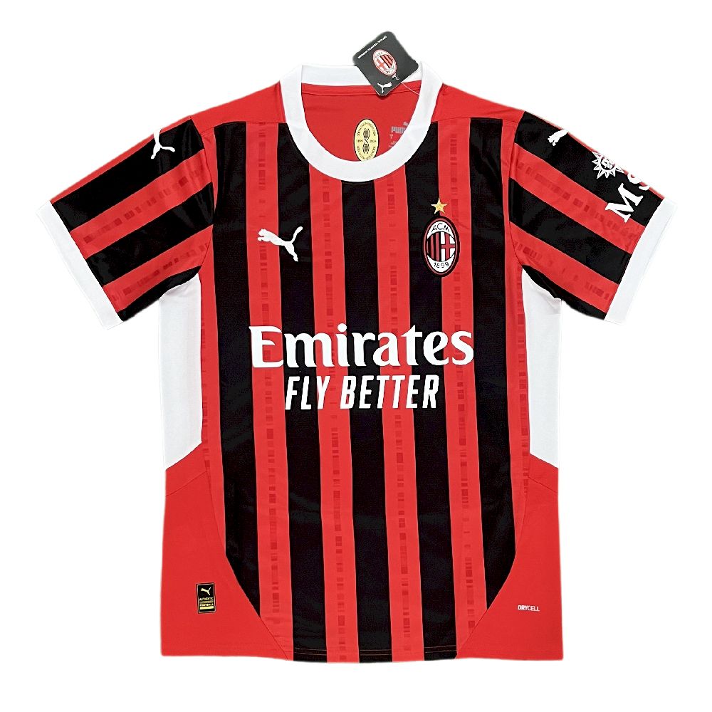 AC Milan 24-25 Home Stadium Jersey - Fans Version - SOCCERDEALSHOP
