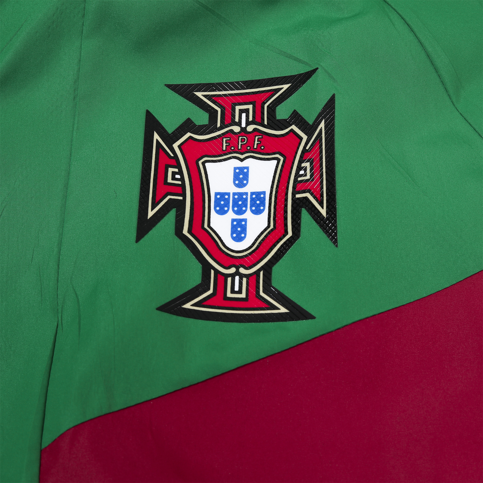 Portugal 2024 National Team Anthem Green Hooded Windbreaker - Player Version - SOCCERDEALSHOP
