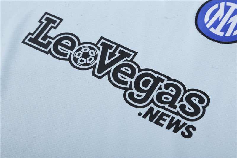 Inter Milan 23-24 Short Sleeve Training Set -Light Grey - SOCCERDEALSHOP