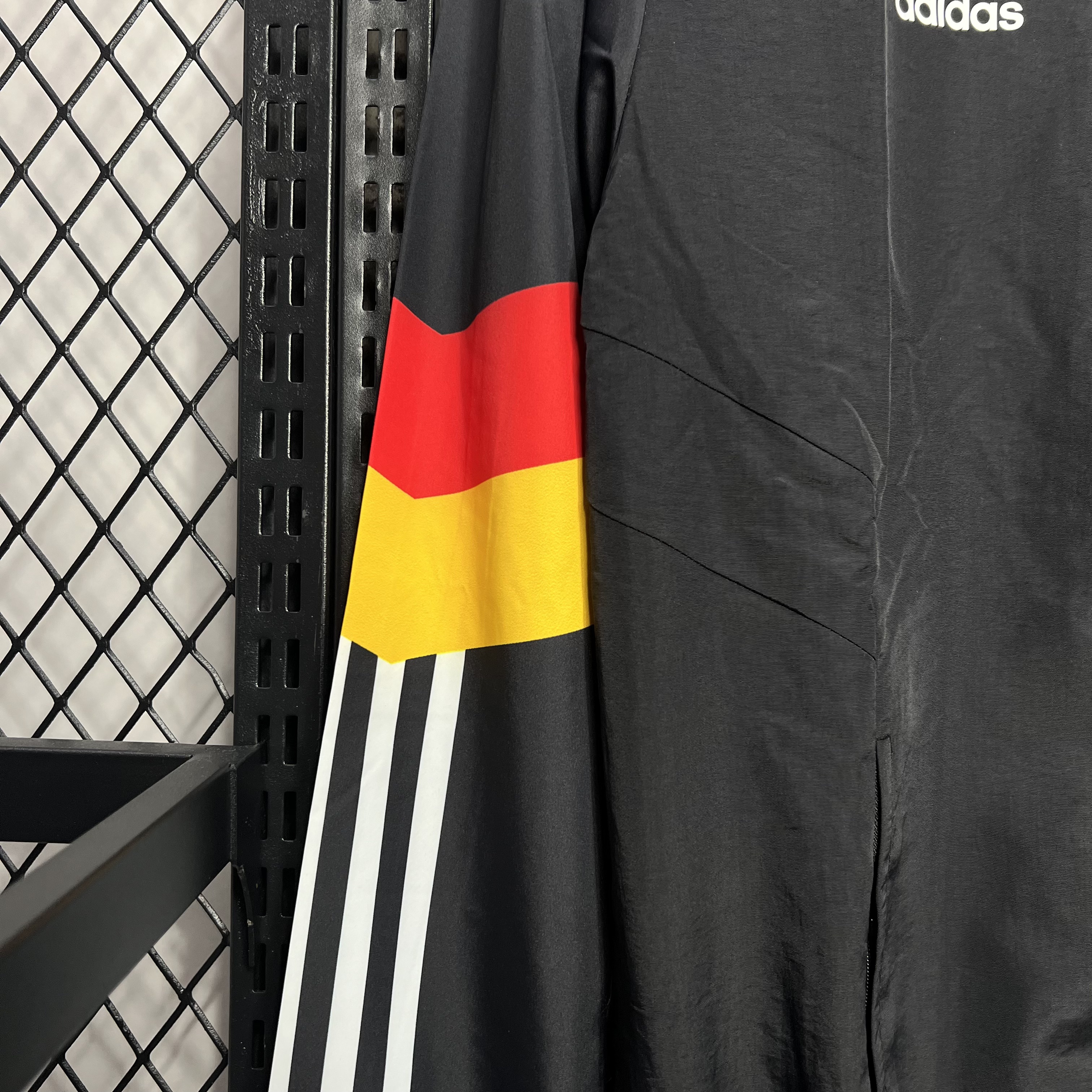 Germany 2024 Black Windbreaker - Player Version - SOCCERDEALSHOP