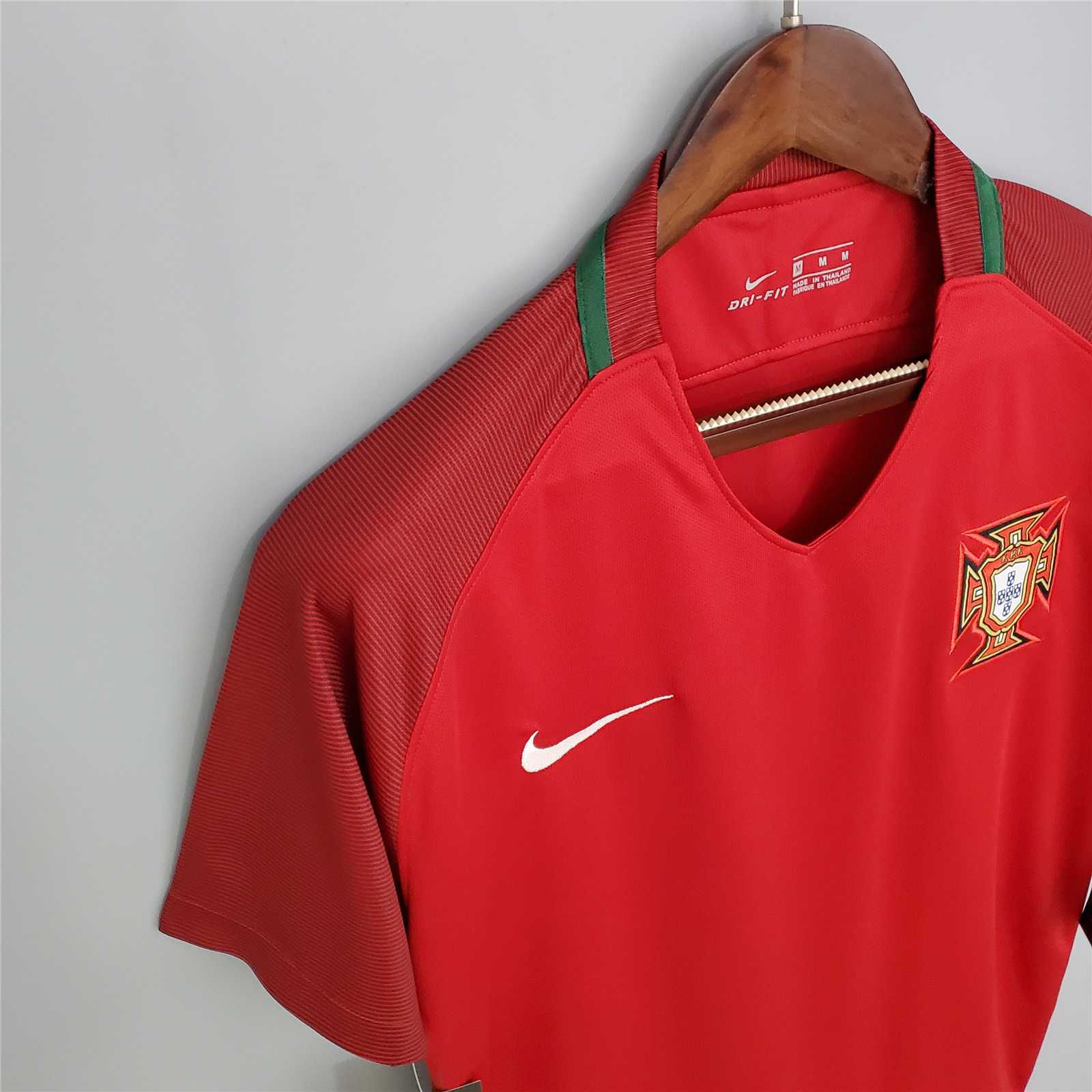 Retro Portugal 2016 Home Stadium Jersey - SOCCERDEALSHOP