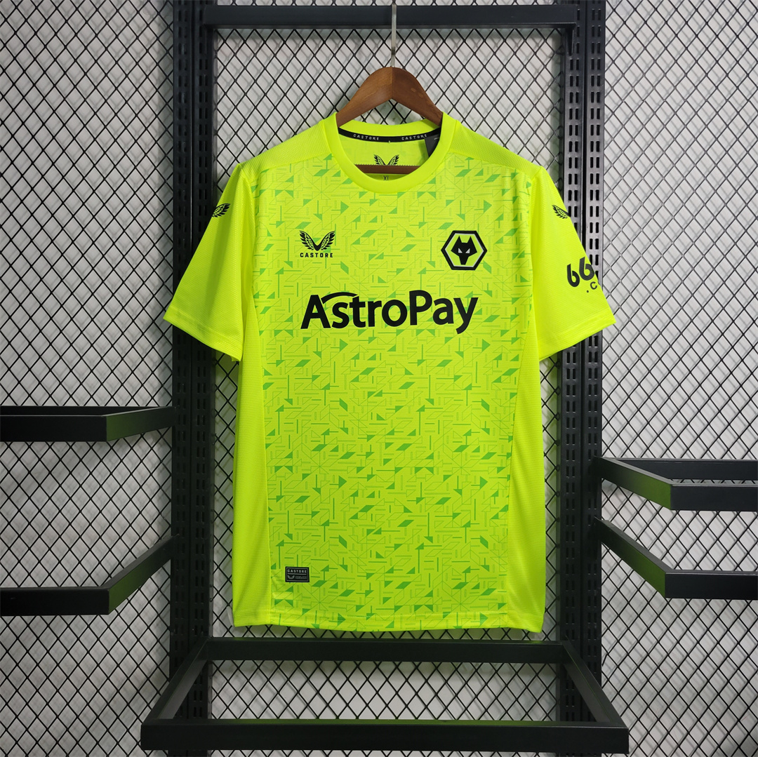 Wolverhampton Wanderers Wolves 23-24 Away Goalkeeper Jersey - Fans Version - SOCCERDEALSHOP