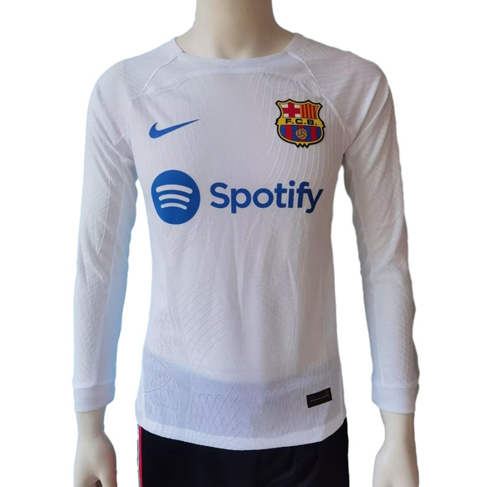 B.A.R.S.A 23-24 Away Long sleeve Jersey - Player Version - SOCCERDEALSHOP
