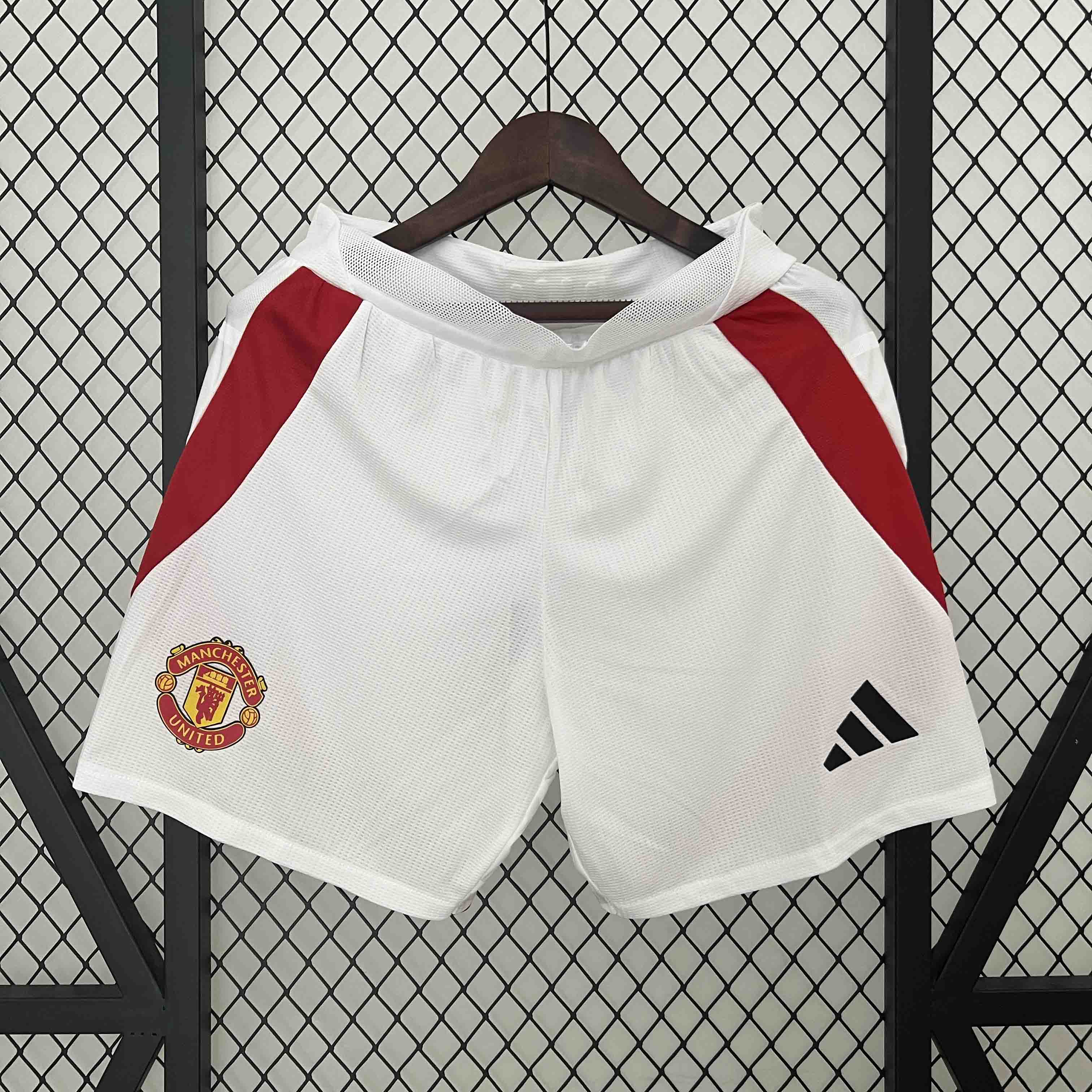 Manchester United 2024-25 Home Shorts - Player Version - SOCCERDEALSHOP