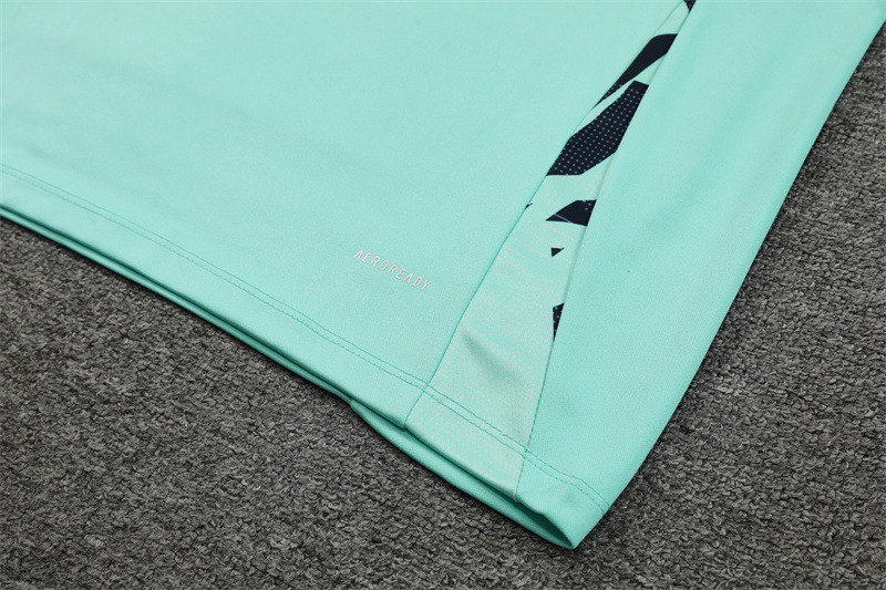 Real Madrid 24-25 Long Sleeve Training Set - Light Green - SOCCERDEALSHOP