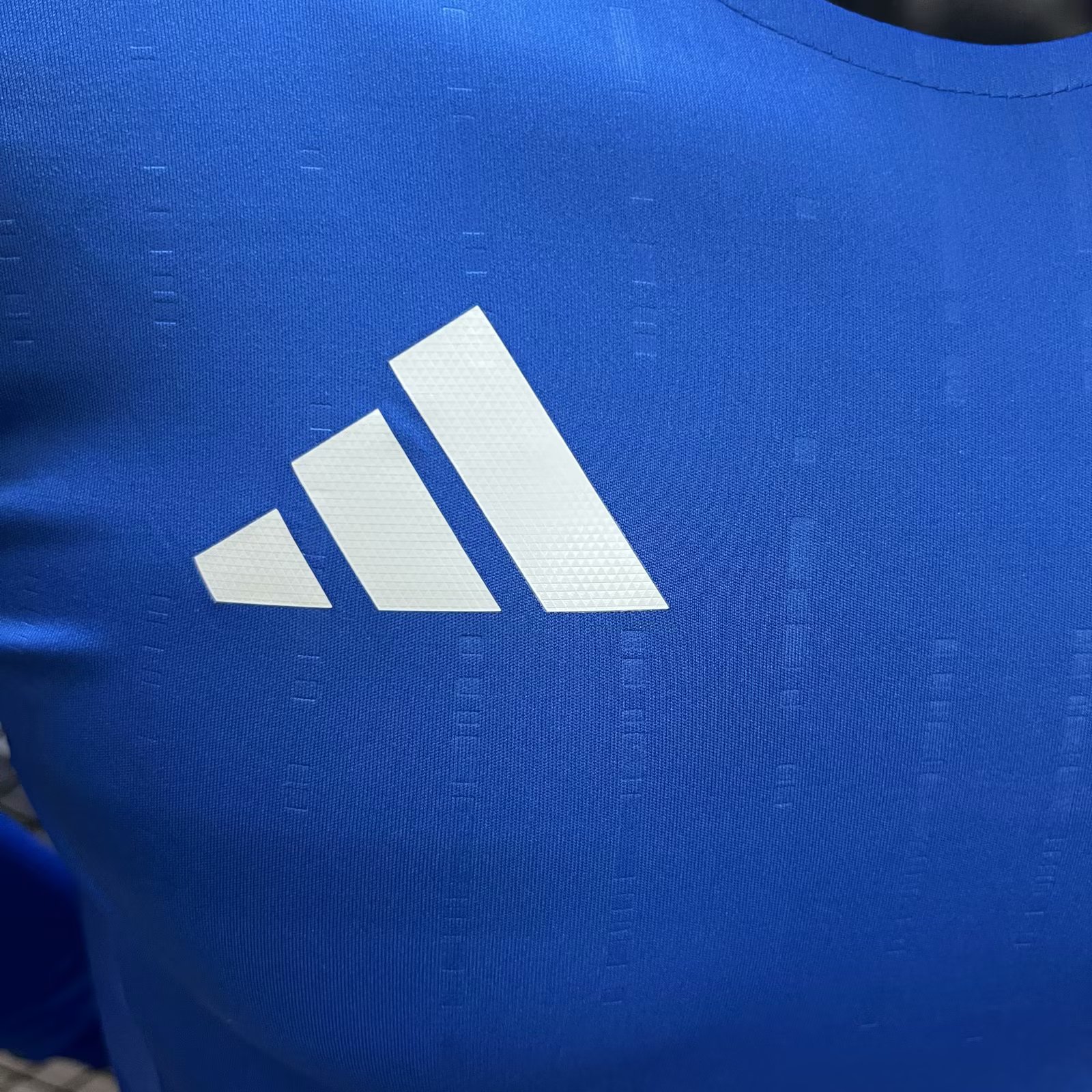 Italy 2024 Home Stadium Long Sleeve Jersey - Player Version - SOCCERDEALSHOP