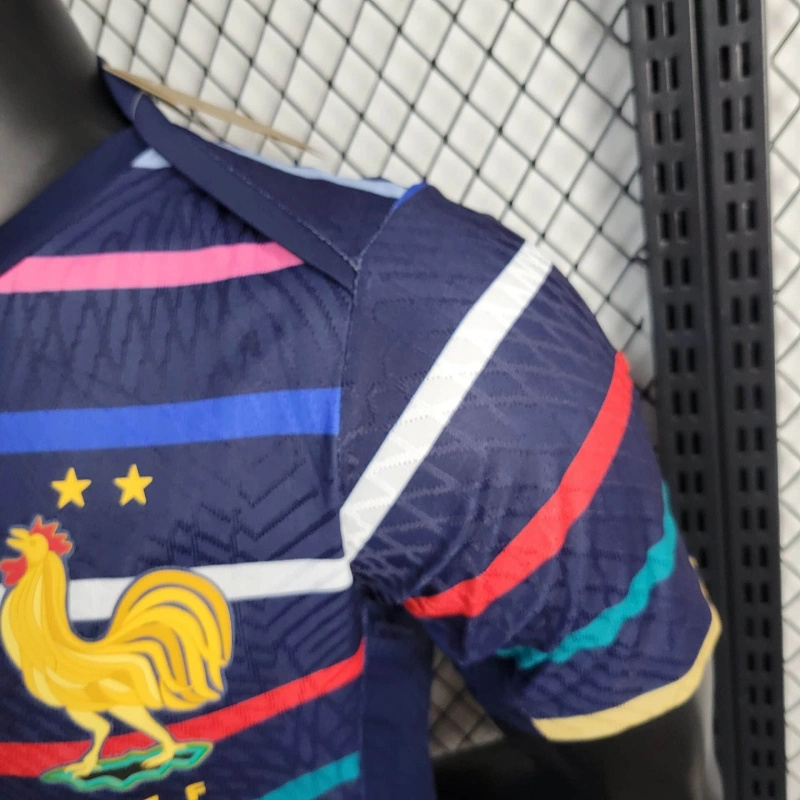 France 2024 Stripe Training Jersey - Player Version - SOCCERDEALSHOP