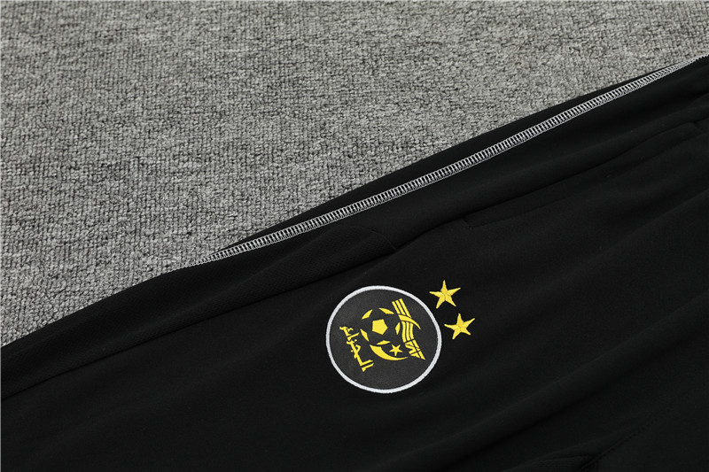 Algeria 23-24 Long Sleeve Training Set -Black and White - SOCCERDEALSHOP