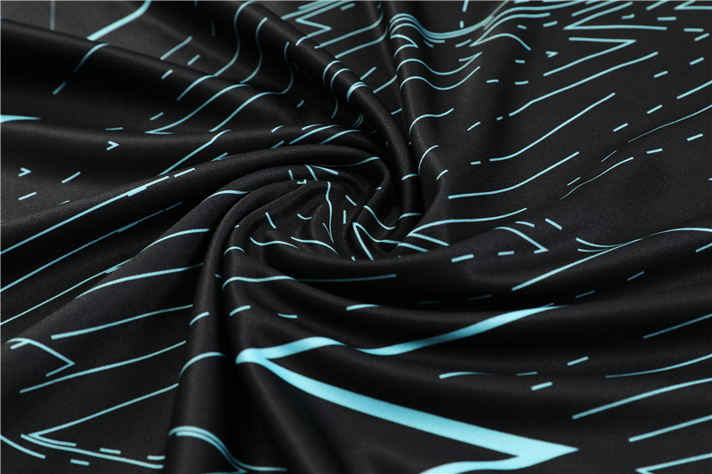 Manchester City23-24 Kids Long Sleeve Training Set Black Camouflage - SOCCERDEALSHOP