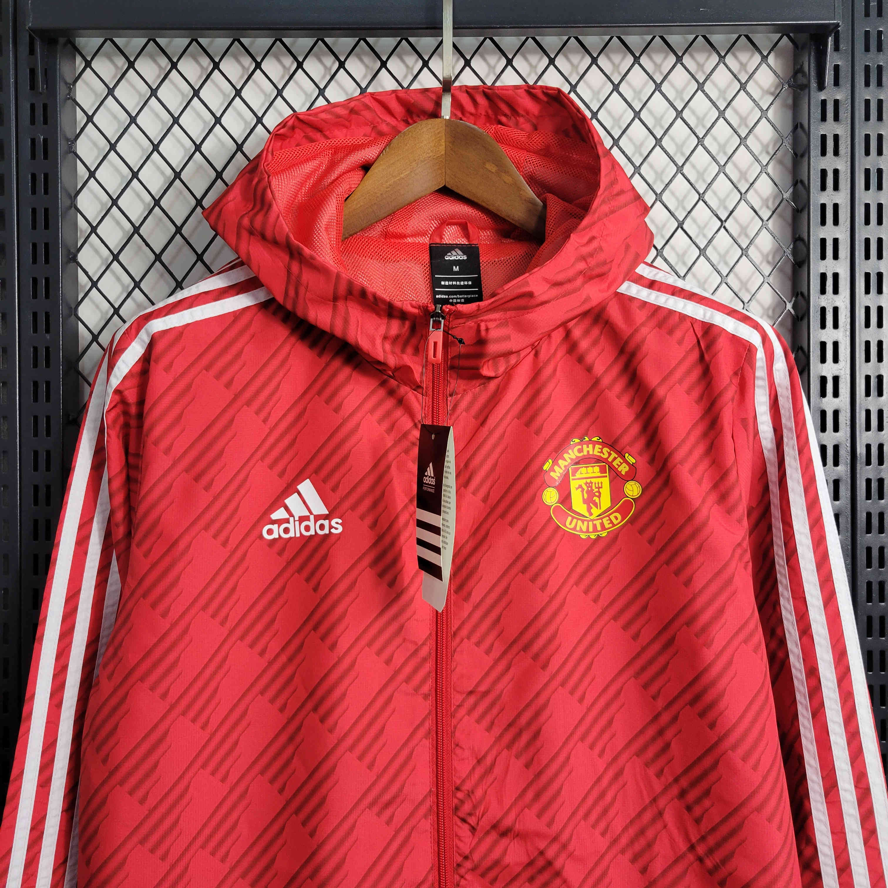 23-24 Manchester United Red Windbreaker - SOCCERDEALSHOP