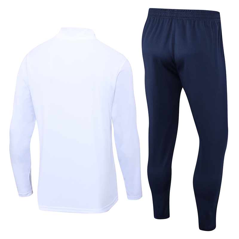 Roma 23-24 Long Sleeve Training Set -White - SOCCERDEALSHOP
