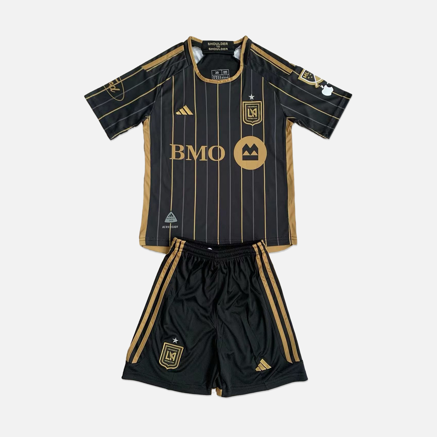 Los Angeles FC 2024 Home Men's Adult Jersey Set - Fans Version - SOCCERDEALSHOP