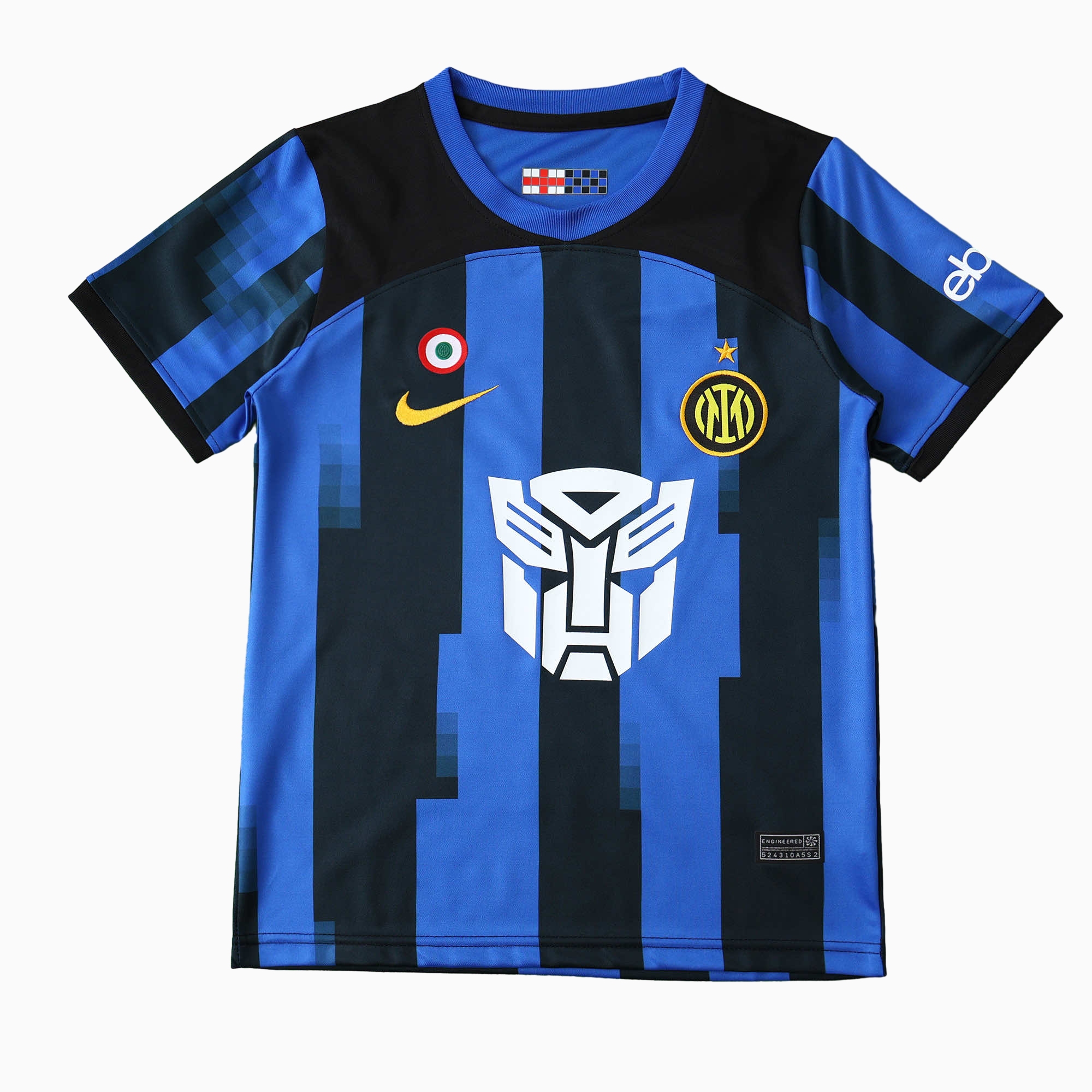 Inter Milan 23-24 Home Stadium Transformers Edition Kids Kit - SOCCERDEALSHOP