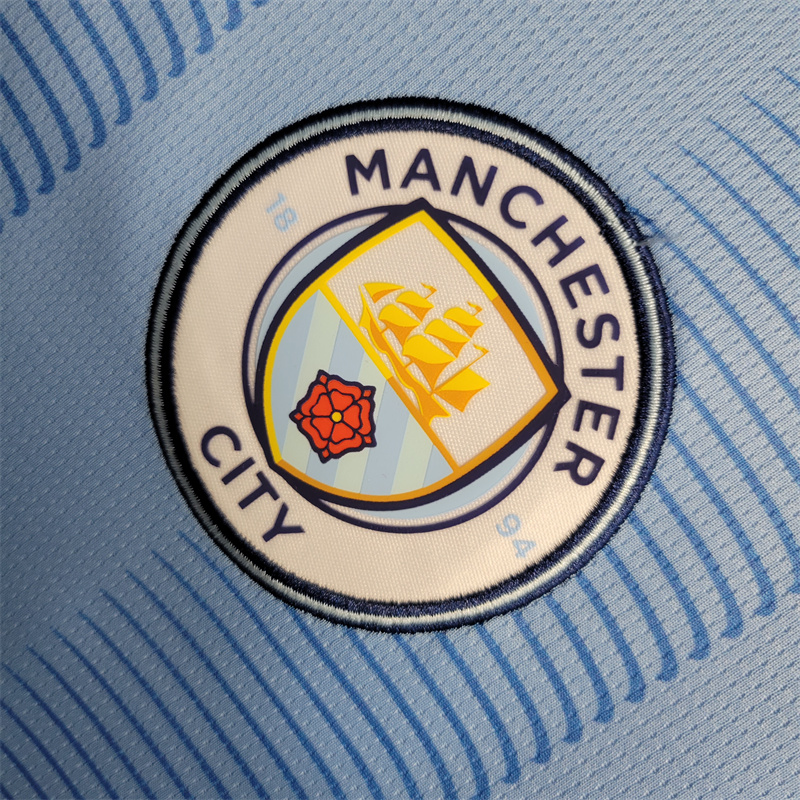 Manchester City 23-24 Home Jersey - Fans Version - SOCCERDEALSHOP