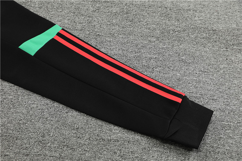 Manchester United 23-24 Jacket Training Tracksuit - Black - SOCCERDEALSHOP