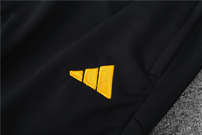 Real Madrid 23-24 Kids Long Sleeve Training Set Dark Grey - SOCCERDEALSHOP