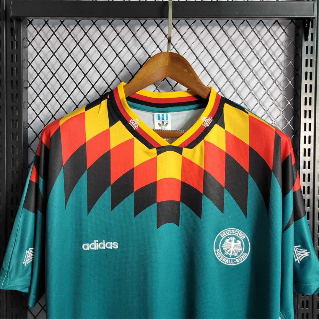 Retro Germany 1994 Away Stadium Jersey - SOCCERDEALSHOP