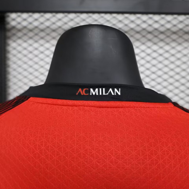 AC Milan 23-24 Home Long Sleeve Jersey - Player Version - SOCCERDEALSHOP