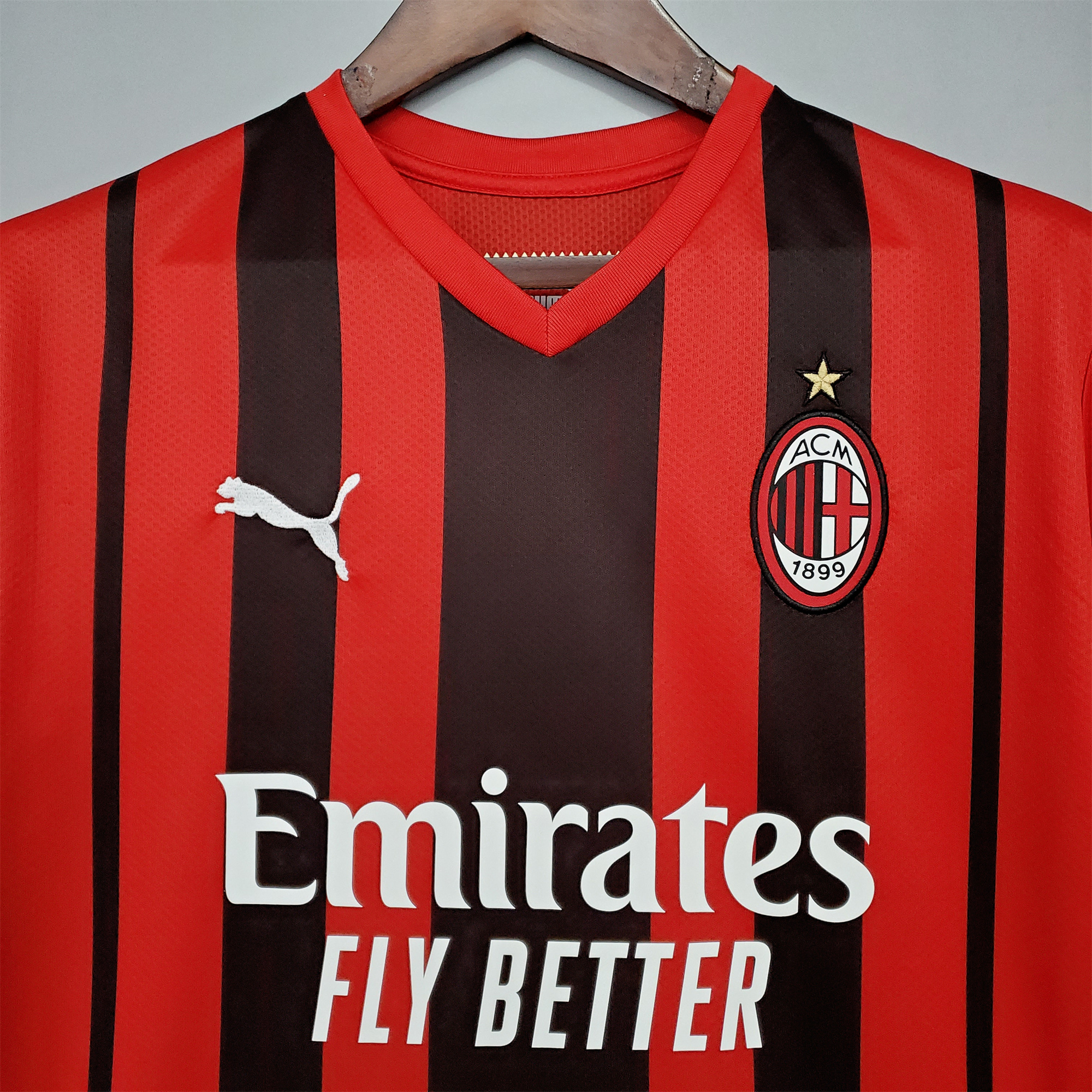 Retro AC Milan 2021-22 Home Stadium Jersey - SOCCERDEALSHOP