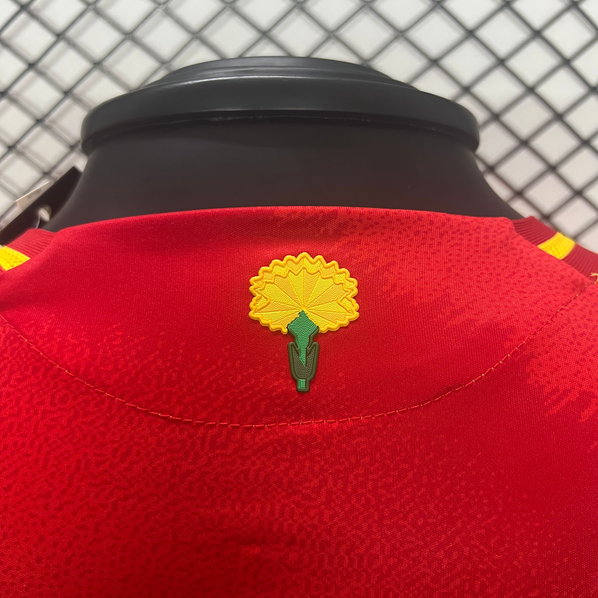 Spain 2024 Home Stadium Long Sleeve Jersey - Player Version - SOCCERDEALSHOP