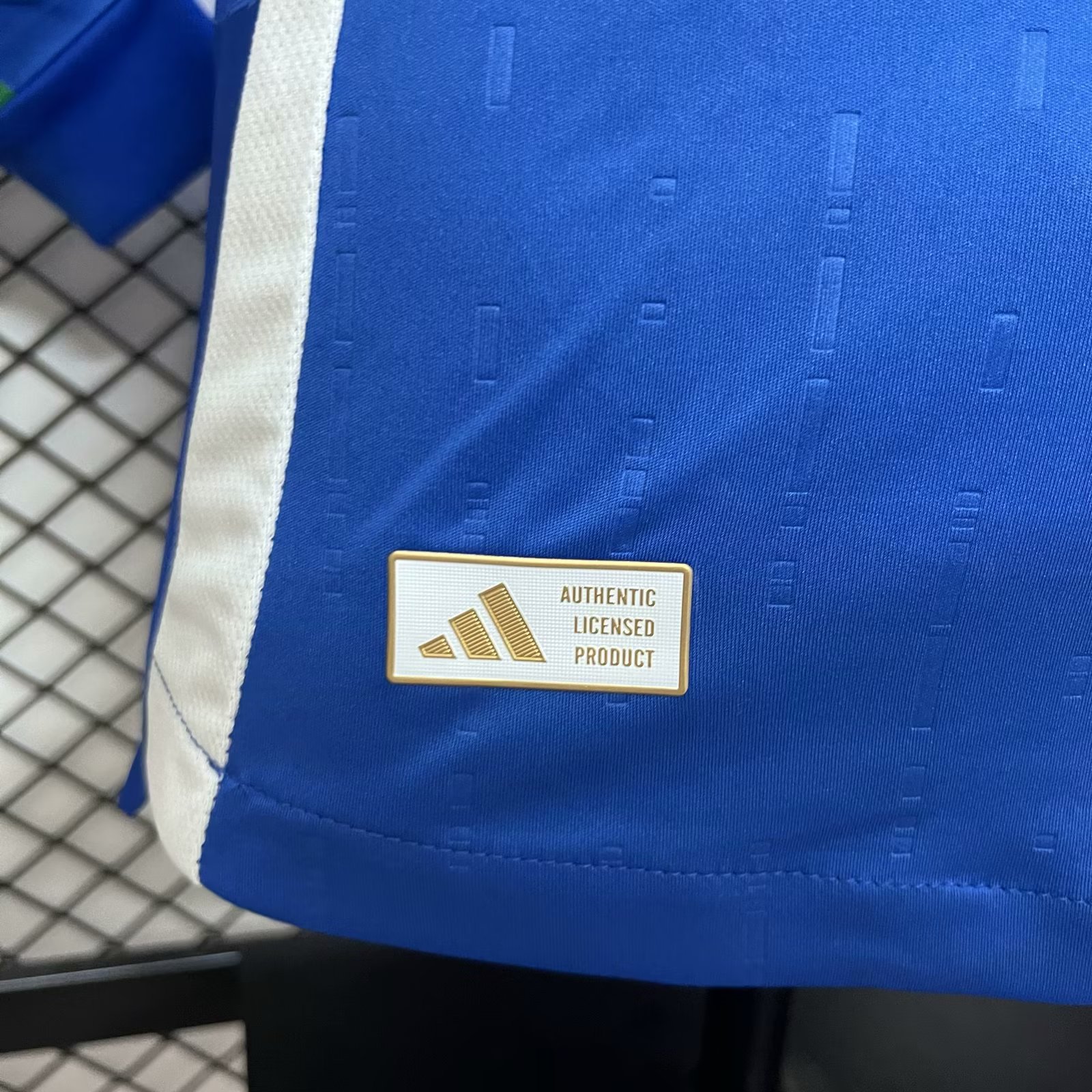 Italy 2024 Home Stadium Long Sleeve Jersey - Player Version - SOCCERDEALSHOP