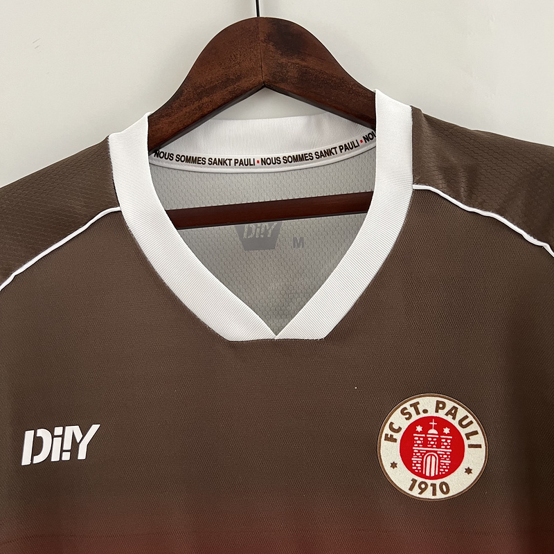 St. Pauli 23-24 Home Stadium Jersey - Fans Version - SOCCERDEALSHOP