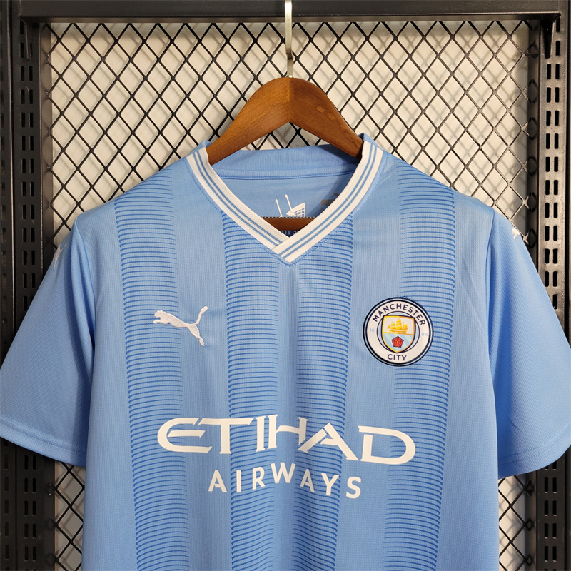 Manchester City 23-24 Home Jersey - Fans Version - SOCCERDEALSHOP
