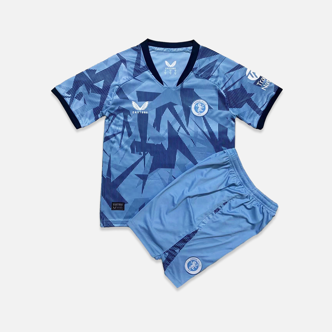 Aston Villa 23-24 Third Kids Kit - SOCCERDEALSHOP