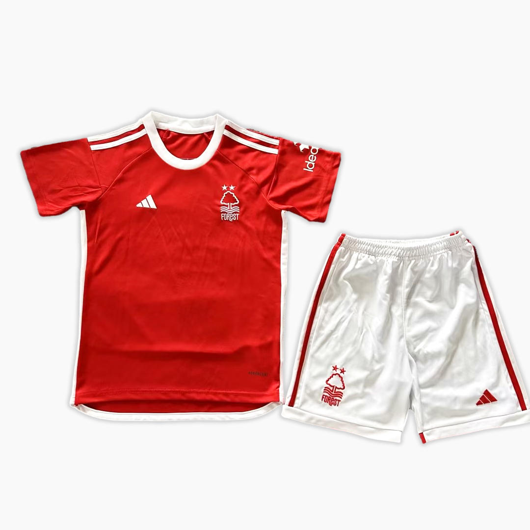Nottingham Forest 23-24 Home Kids Kit - SOCCERDEALSHOP