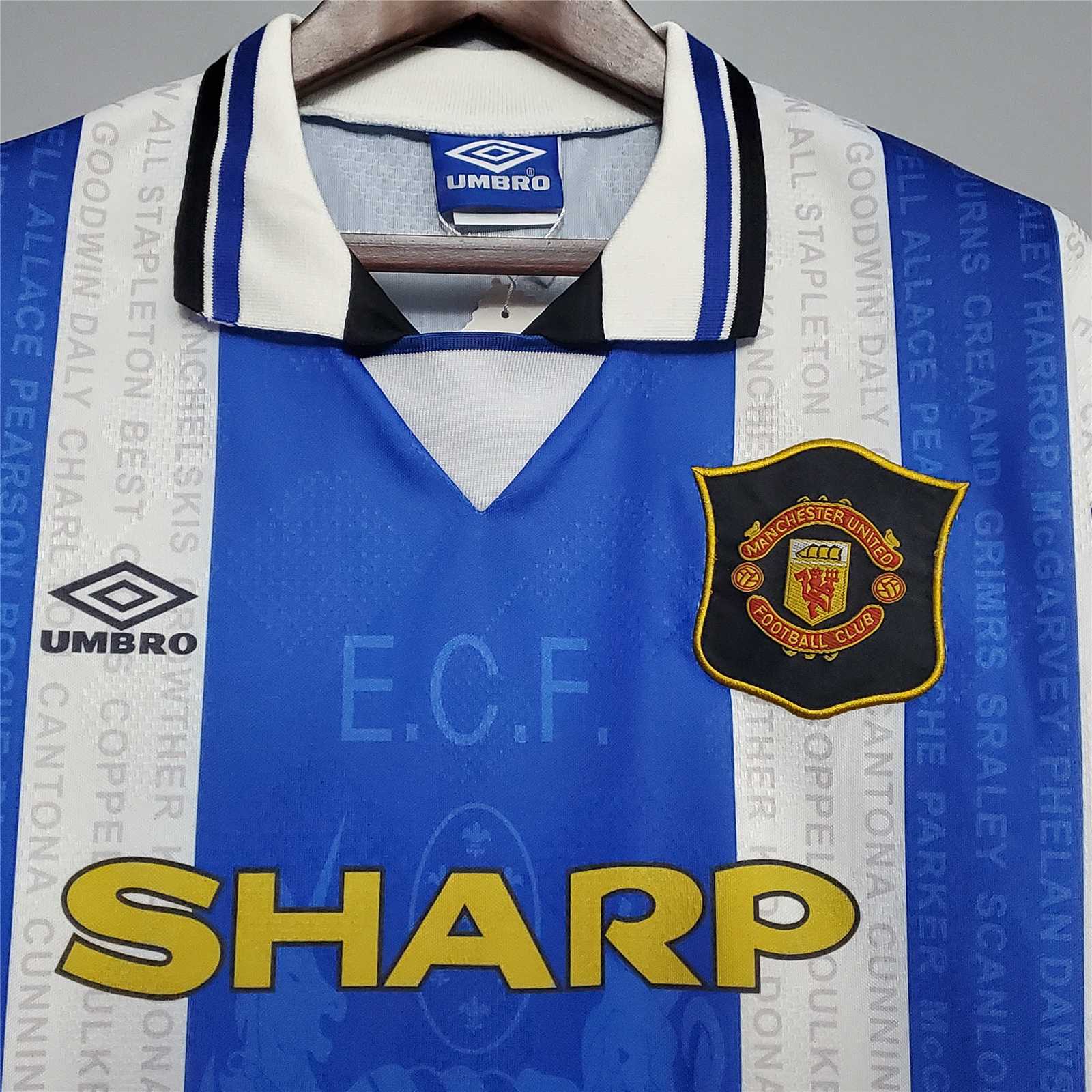 Manchester United Retro 94-96 Away Jersey - SOCCERDEALSHOP