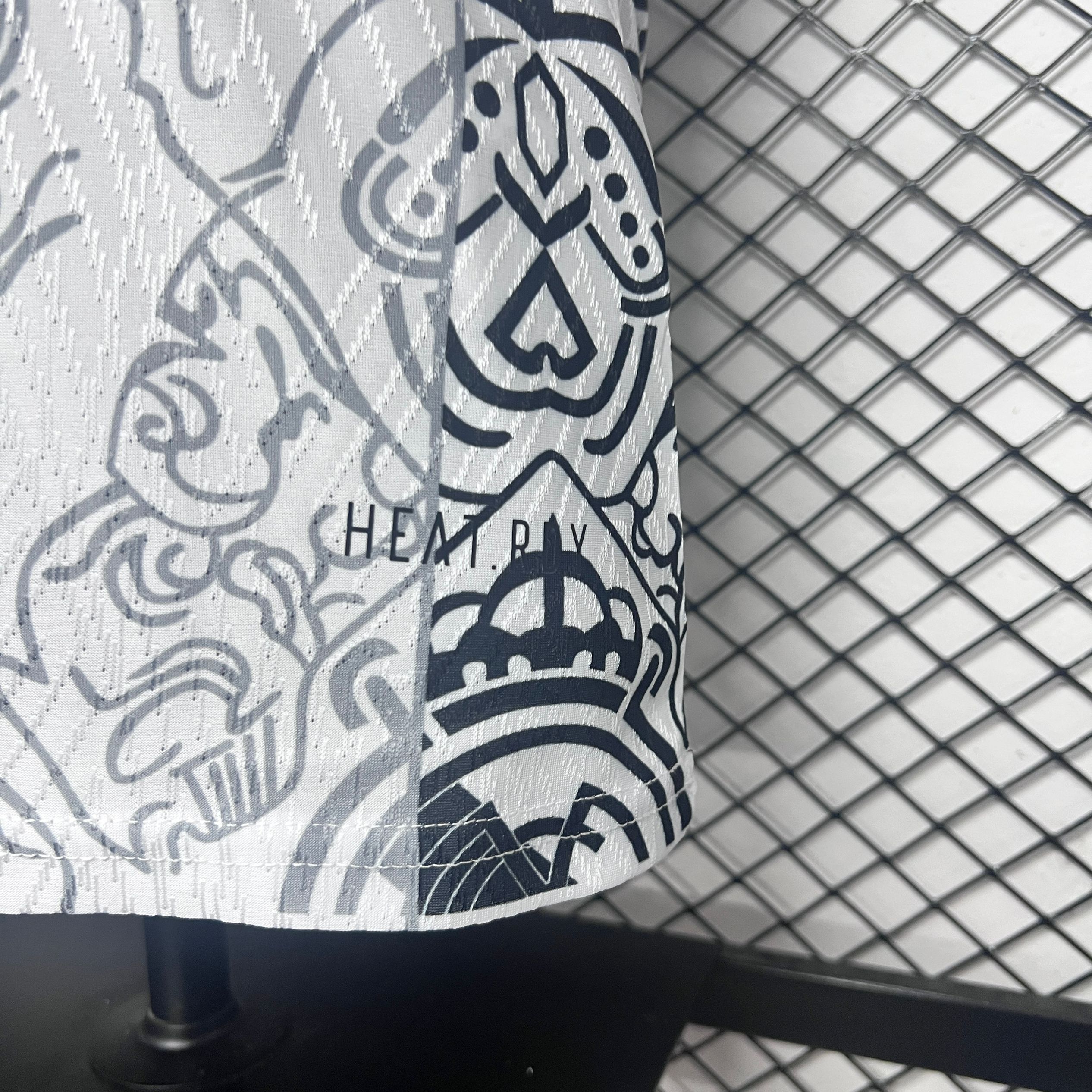 Real Madrid 24-25 White Line Pattern Special Edtion Jersey - Player Version - SOCCERDEALSHOP