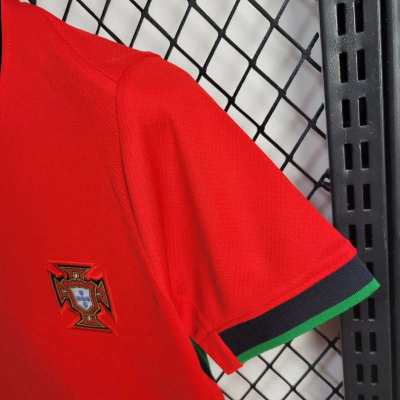 Portugal 2024 Home Stadium Kids Kit - SOCCERDEALSHOP
