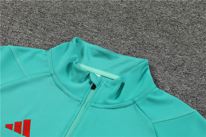 Manchester United 23-24 Long Sleeve Training Set -Green - SOCCERDEALSHOP