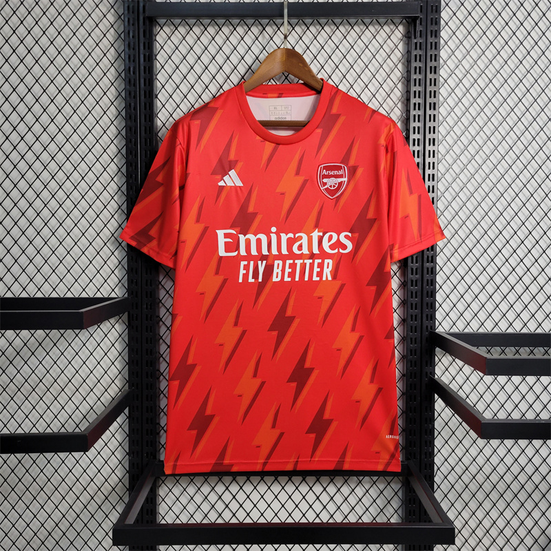 Arsenal 23/24 Red Training Jersey - Fans Version - SOCCERDEALSHOP