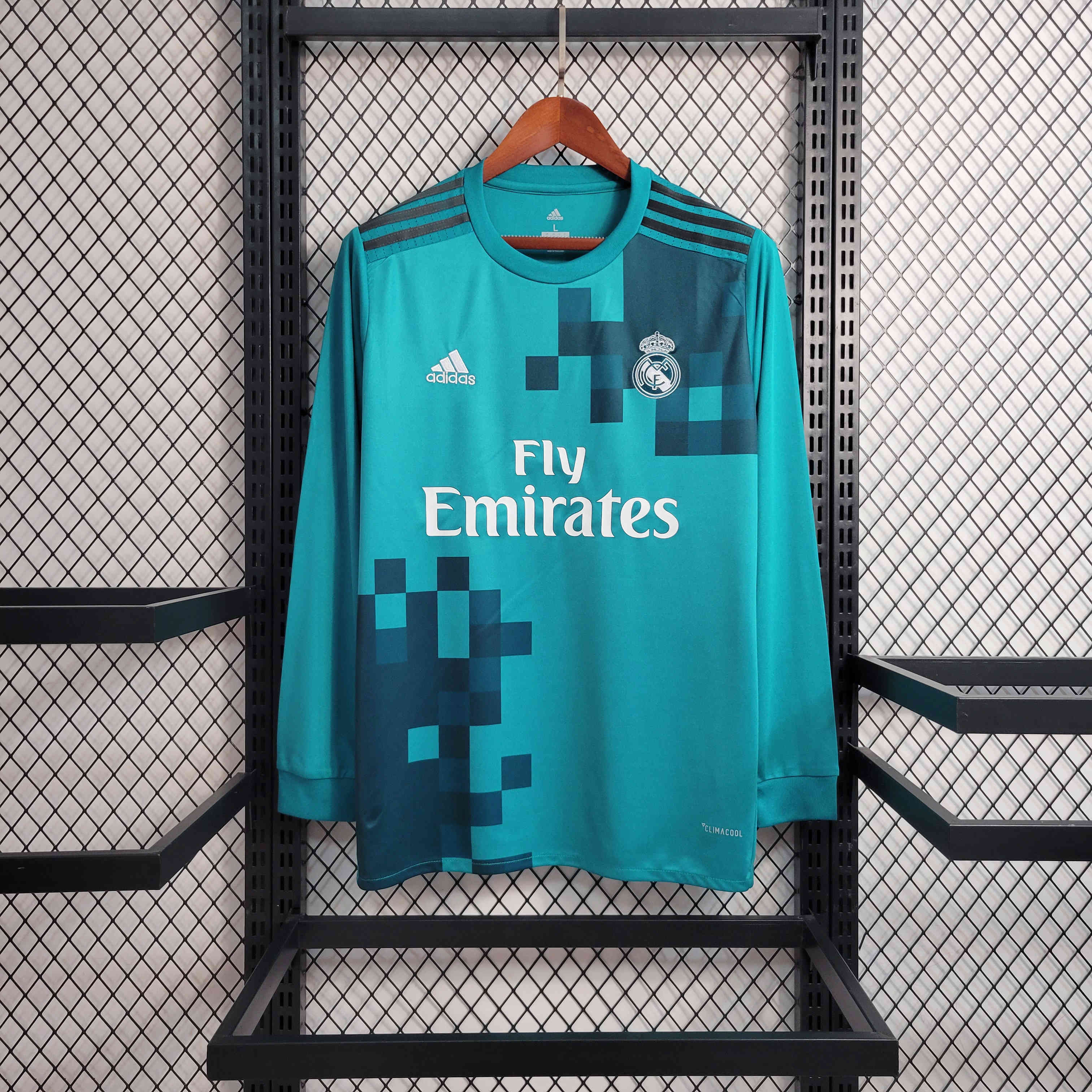 Retro Real Madrid 17-18 Third Long Sleeve Jersey - SOCCERDEALSHOP