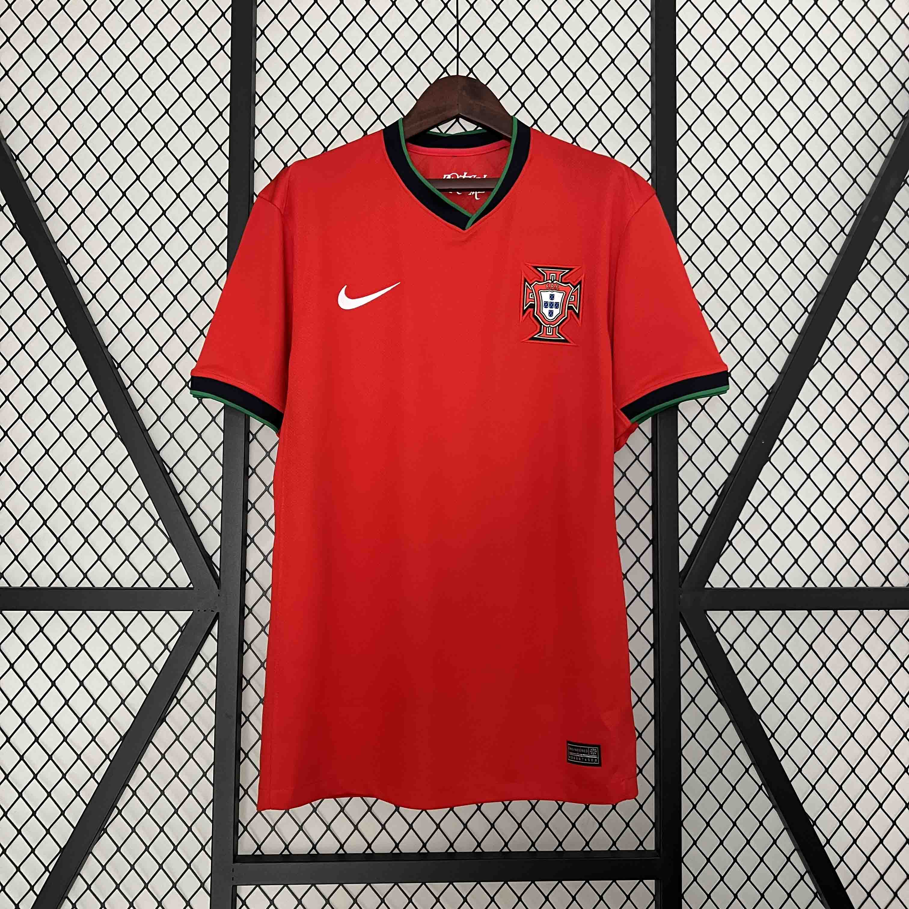 Portugal 2024 Home Stadium Jersey - Fans Version - SOCCERDEALSHOP