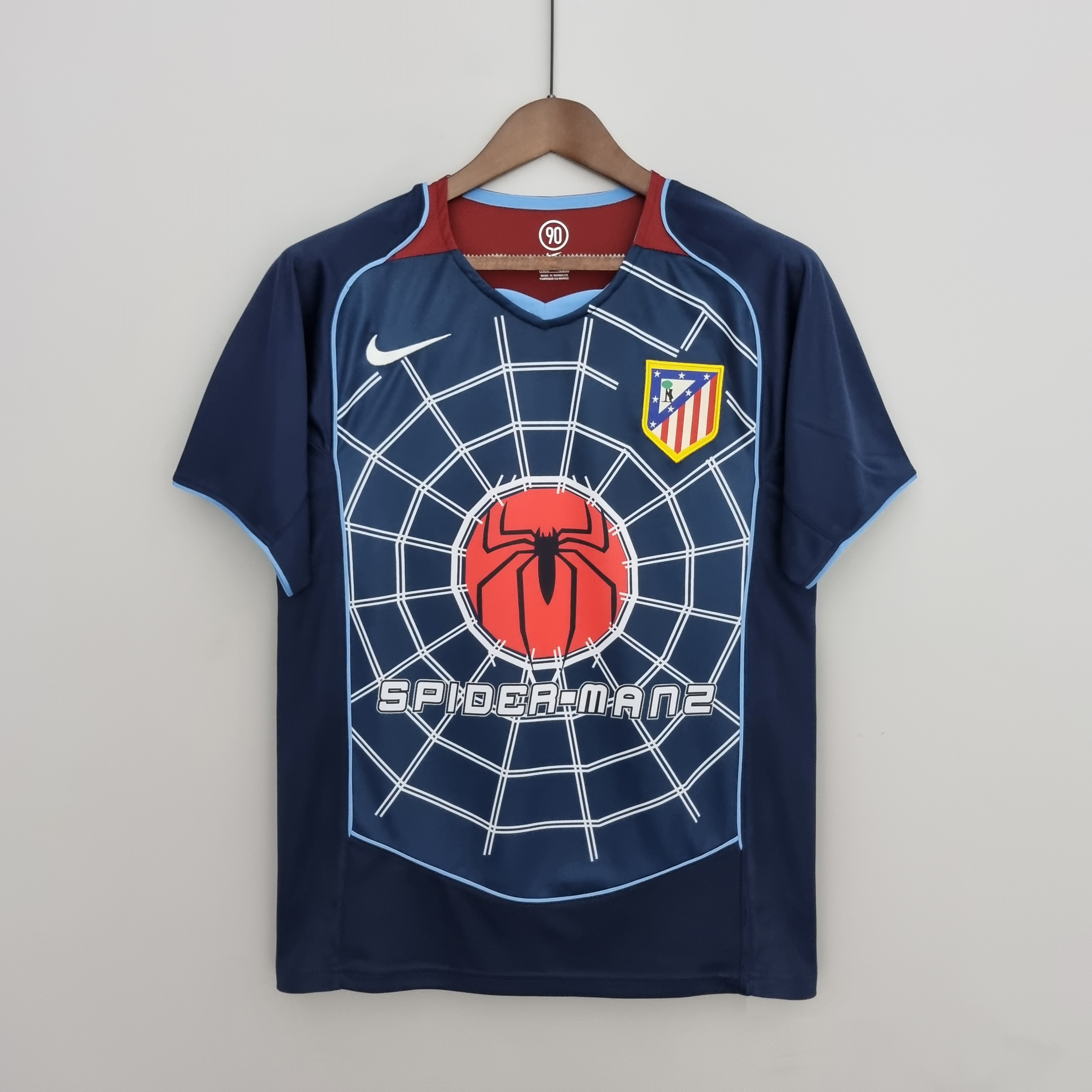 Retro Atletico Madrid 2004-05 Away Jersey - S.p.i.d.e.r M.a.n - SOCCERDEALSHOP