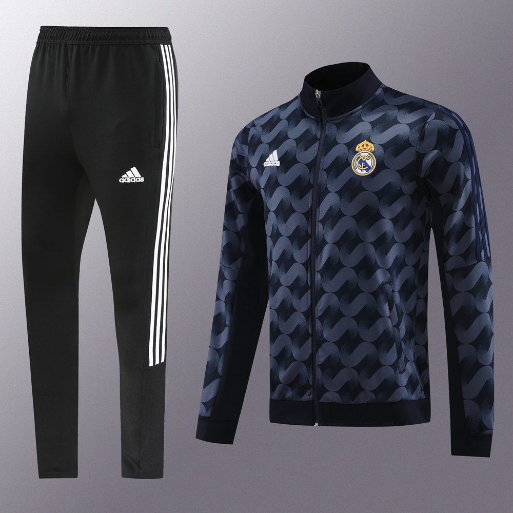 Real Madrid 23-24 Jacket Training Tracksuit - Blue - SOCCERDEALSHOP
