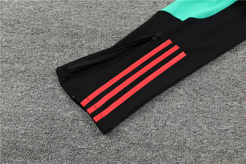 Manchester United 23-24 Kids Long Sleeve Training Set Black - SOCCERDEALSHOP