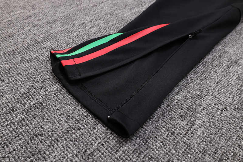 Manchester United 23-24 Kids Long Sleeve Training Set White and Red - SOCCERDEALSHOP