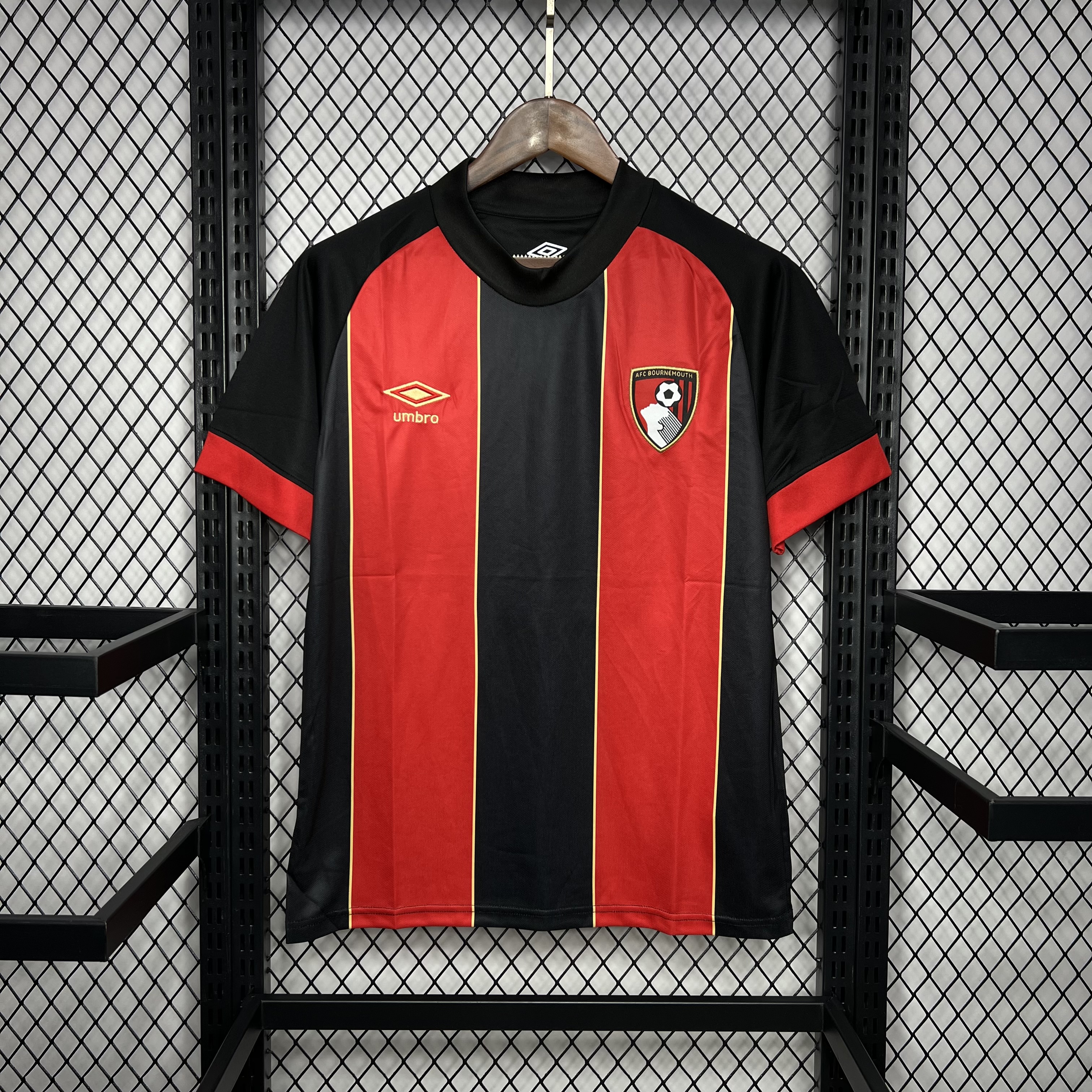 Bournemouth 24-25 Home Stadium Jersey - Fans Version - SOCCERDEALSHOP