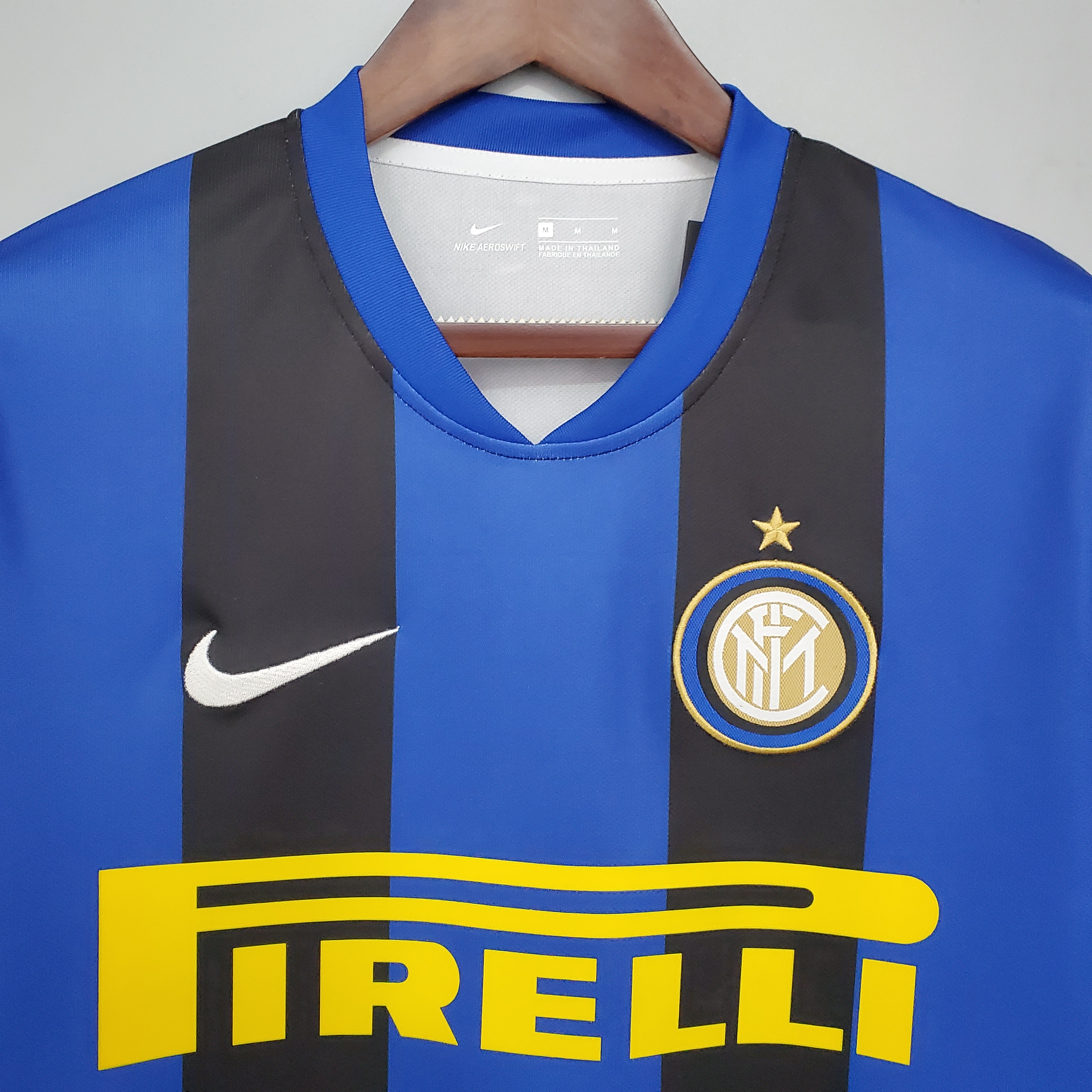 Retro Inter Milan 08-09 Home Stadium Jersey - SOCCERDEALSHOP