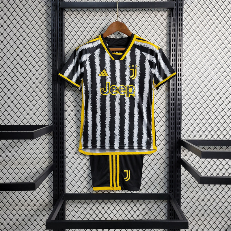 Juventus 23-24 Home Kids Kit - SOCCERDEALSHOP