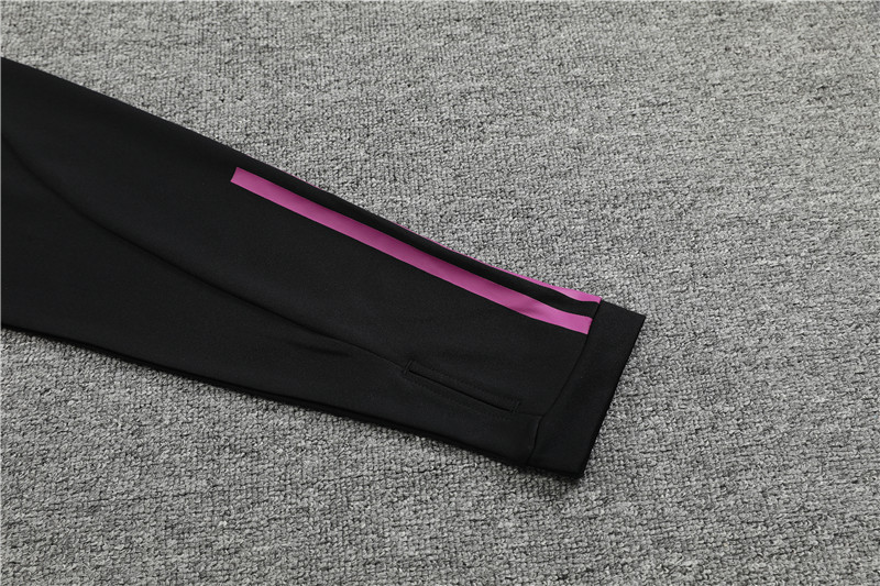 Bayern Munich 23-24 Long Sleeve Training Set -Black and Purple - SOCCERDEALSHOP