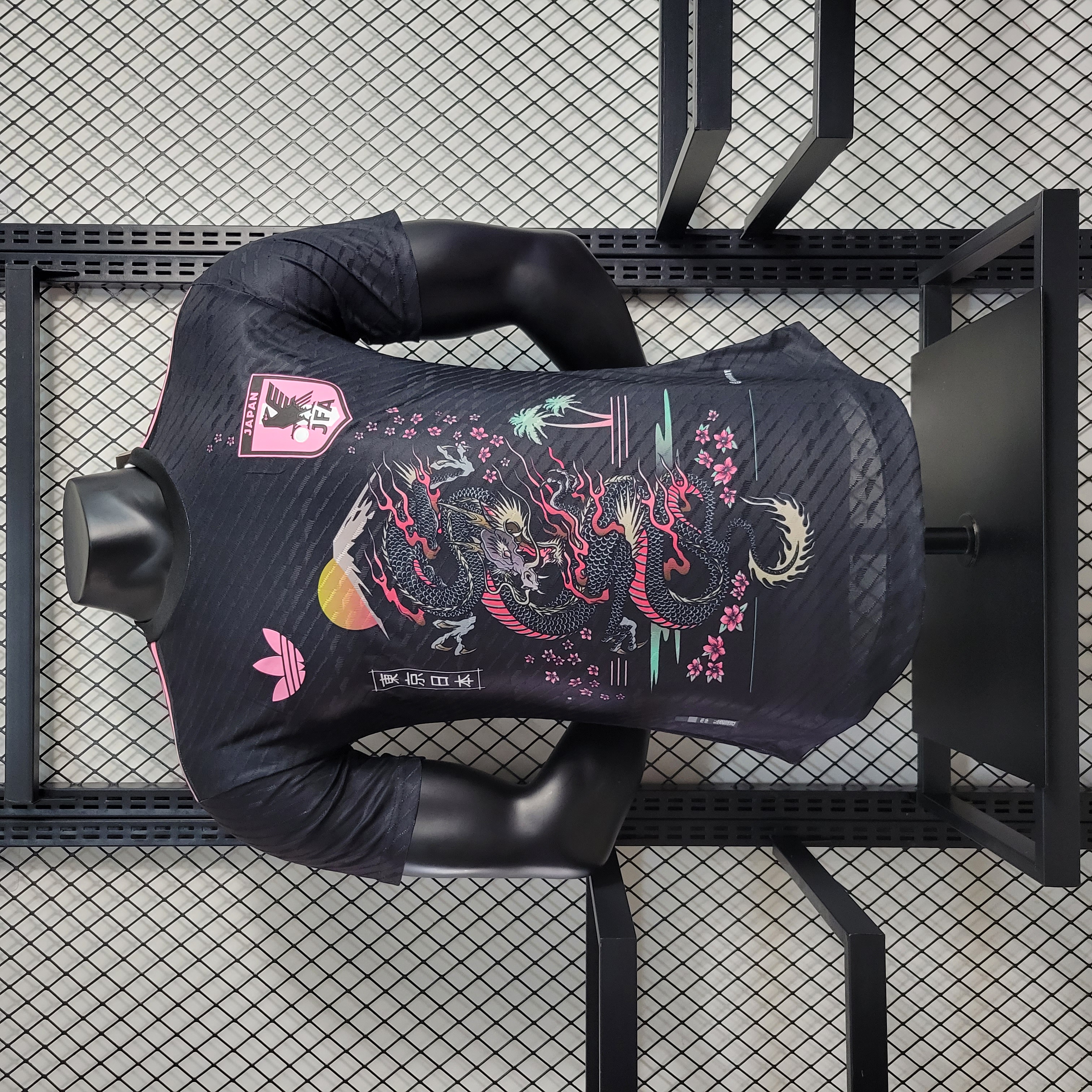 Japan 23-24 Black Training Jersey - Player Version - SOCCERDEALSHOP